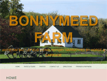 Tablet Screenshot of bonnymeedfarm.com
